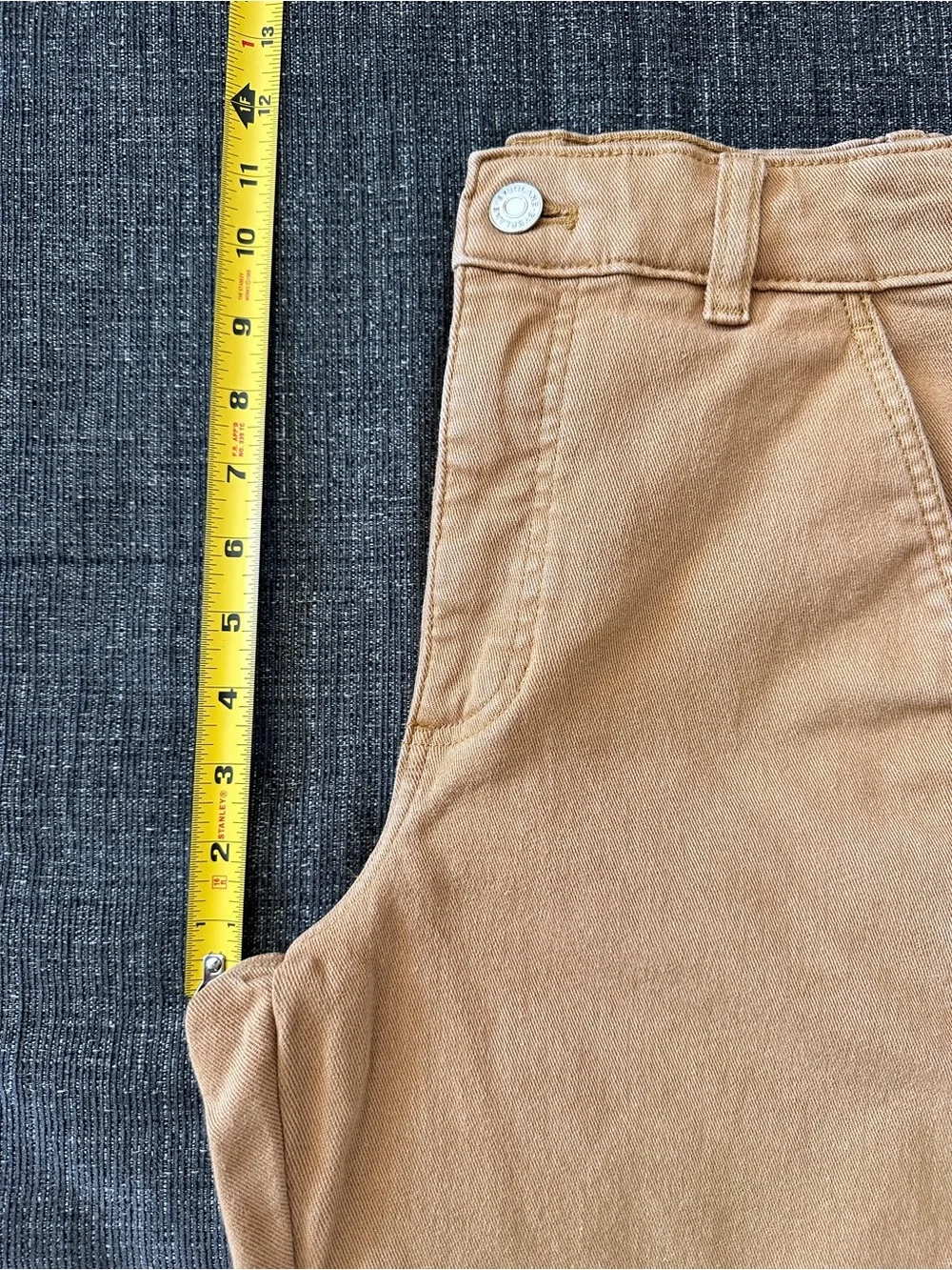 Everlane Barrel Pants Women’s 4 Tan Camel Organic Cotton High Rise